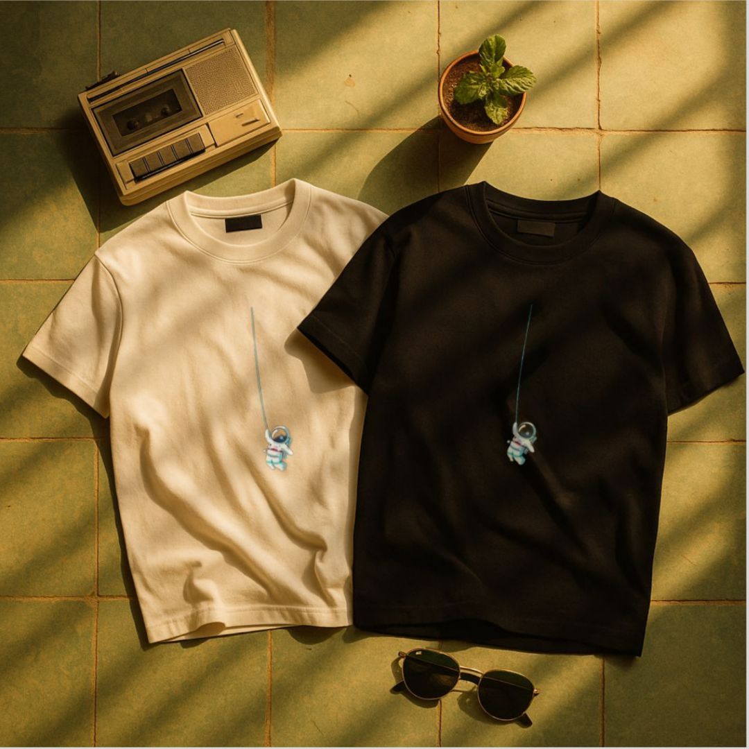 astronaut oversized tee