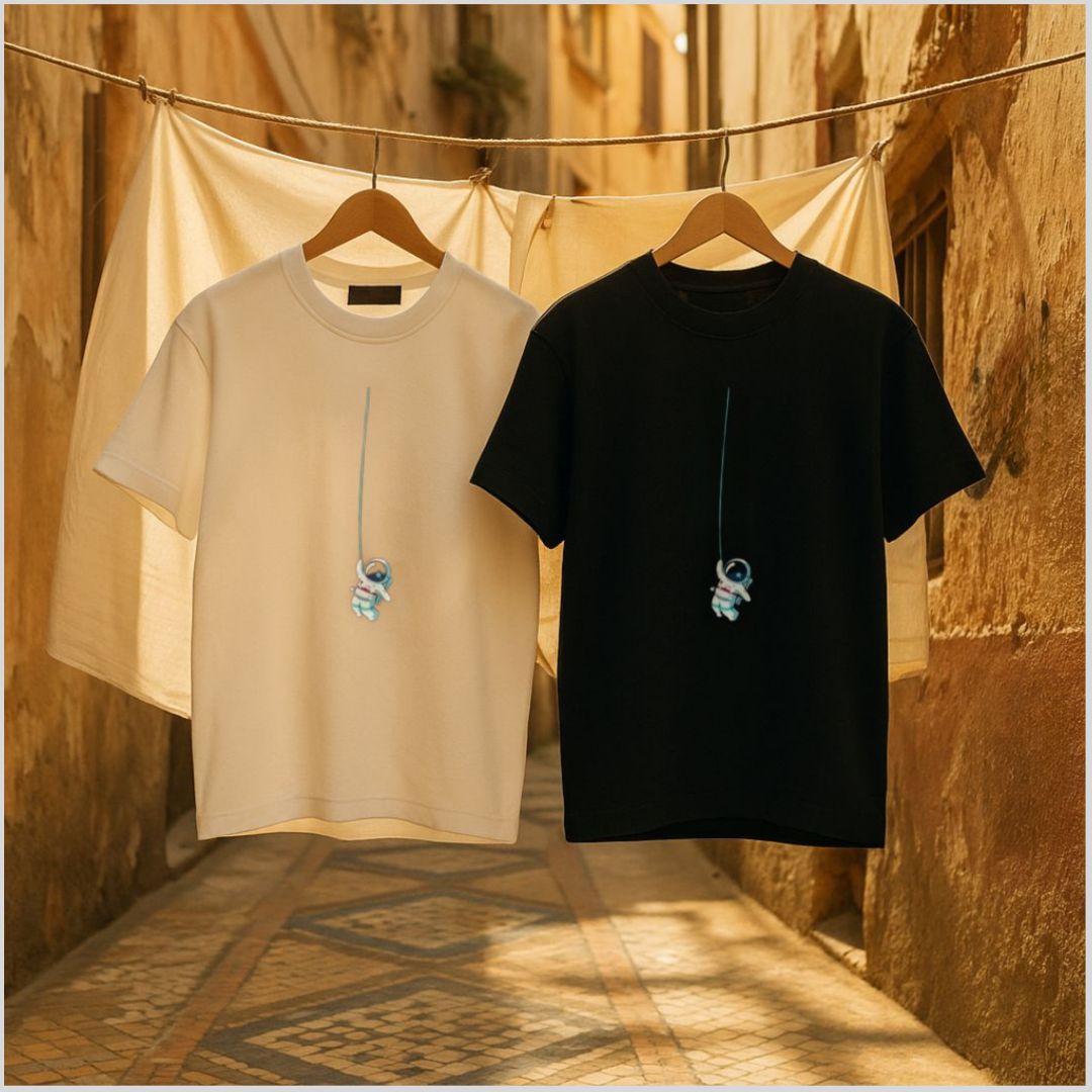 astronaut oversized tee