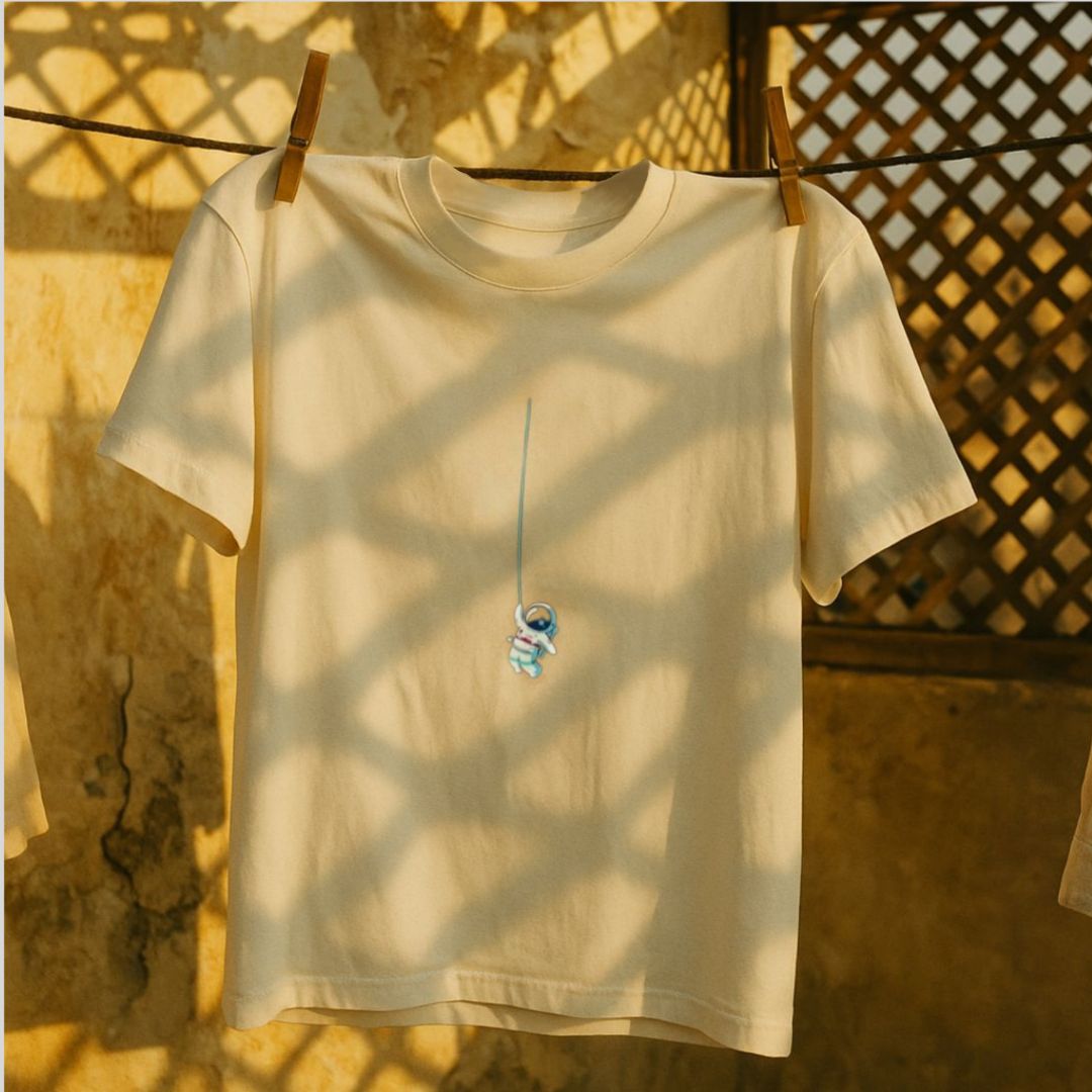astronaut oversized tee
