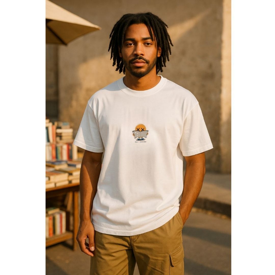 Read Newspaper oversized tee