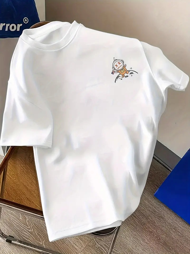 Space travel oversized tee