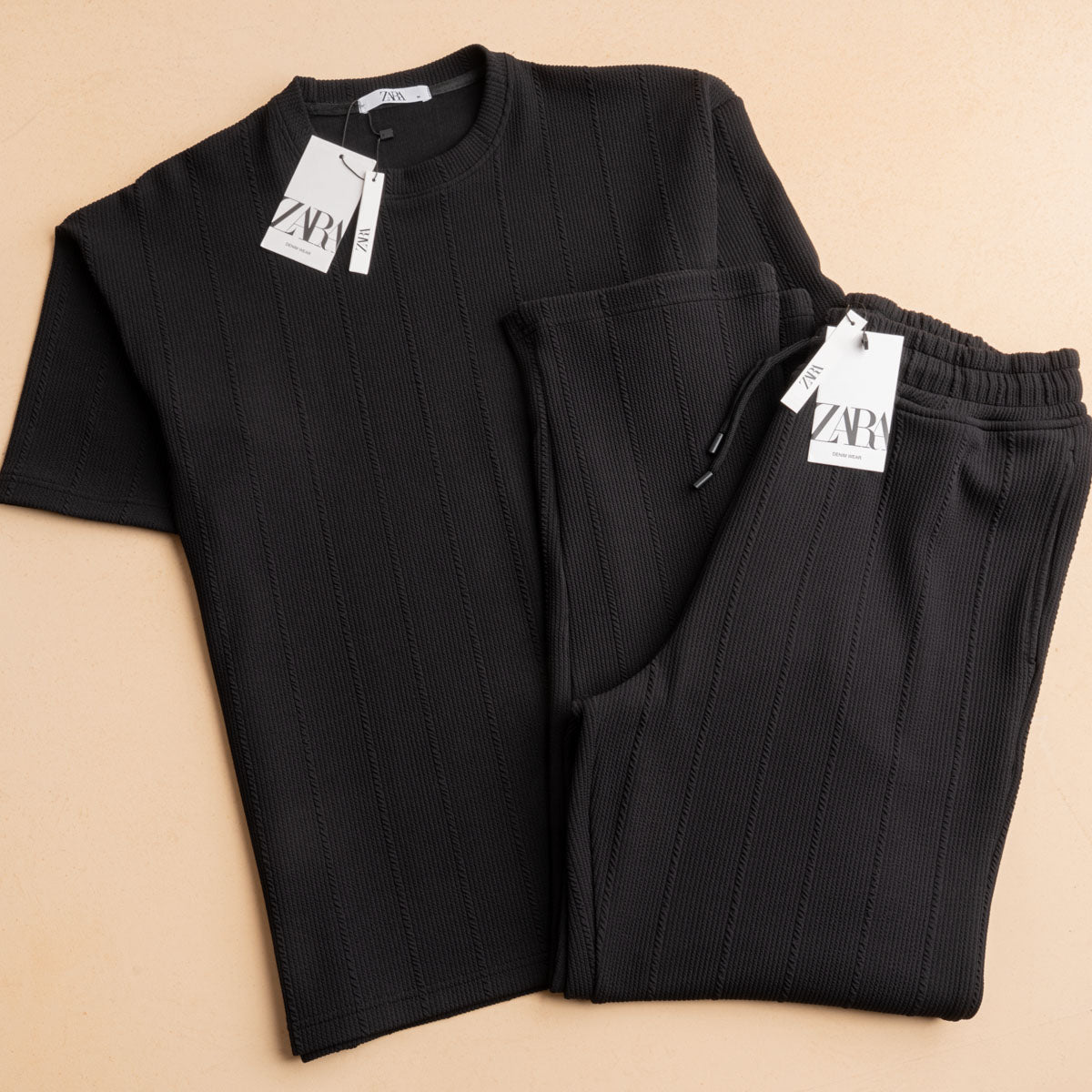 Jacquard Set ( T-shirt & Pants )