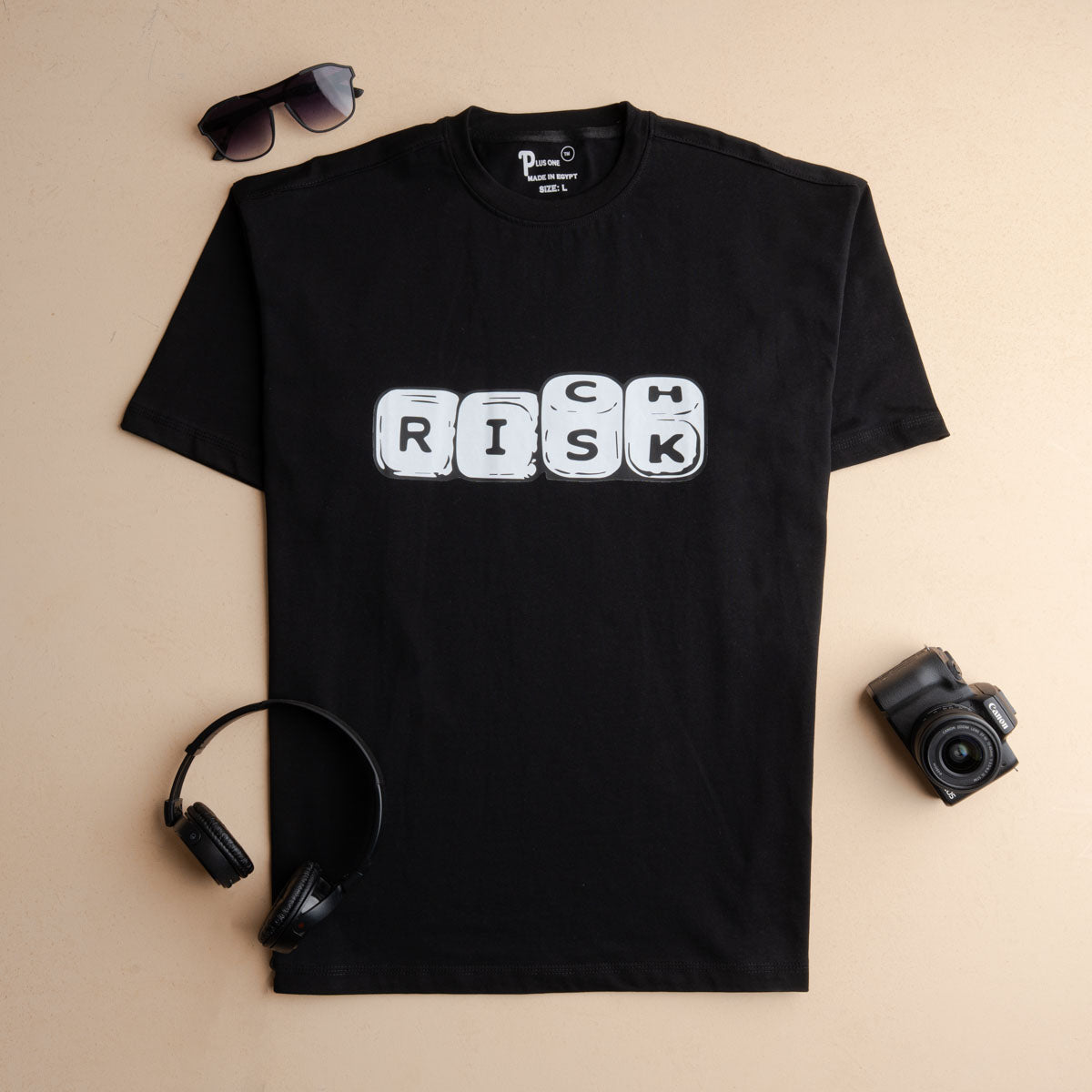 Risk oversized tee