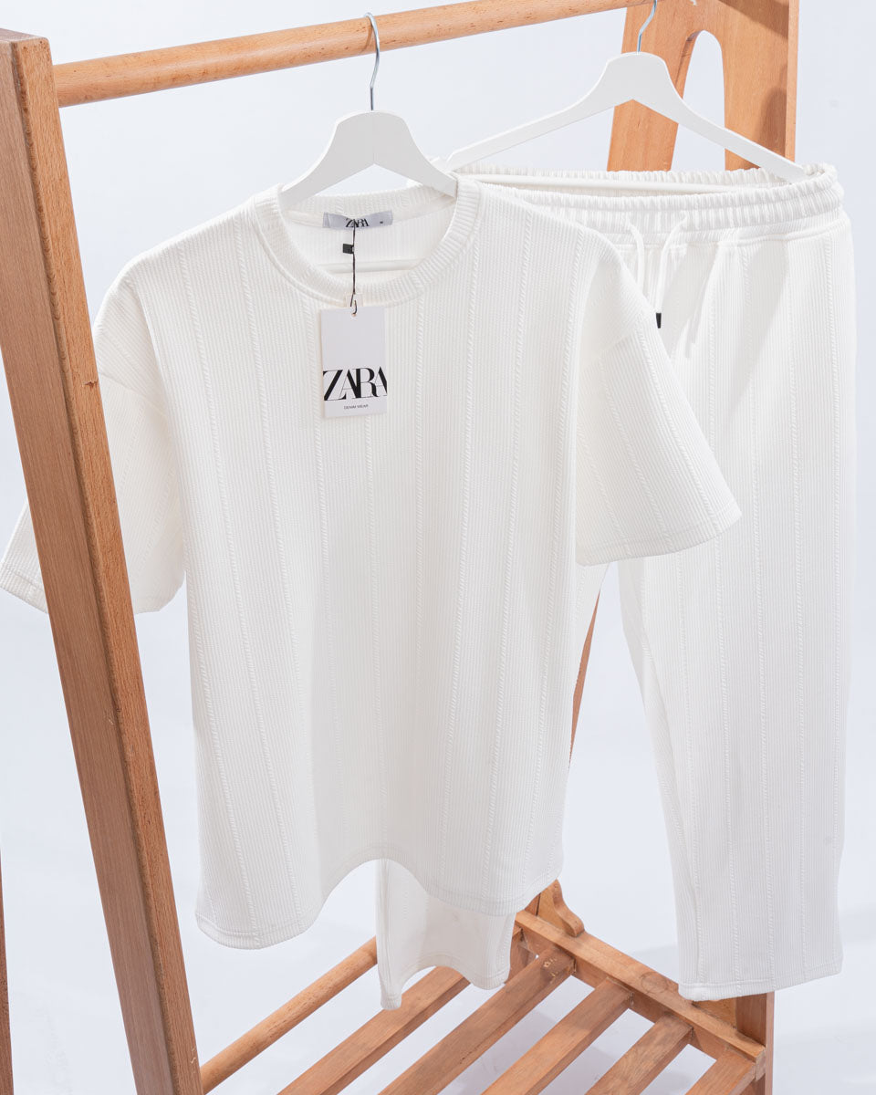 Jacquard Set ( T-shirt & Pants )