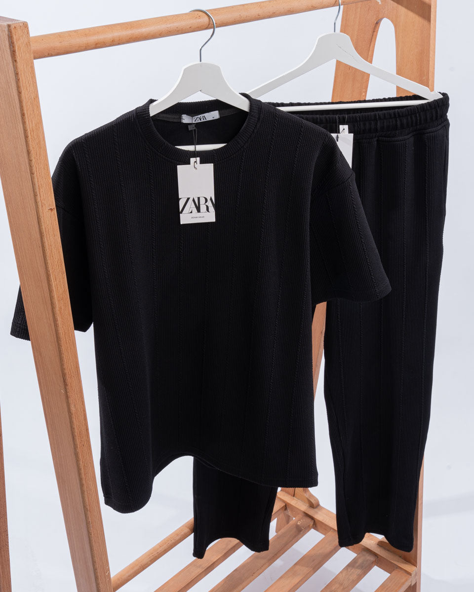 Jacquard Set ( T-shirt & Pants )