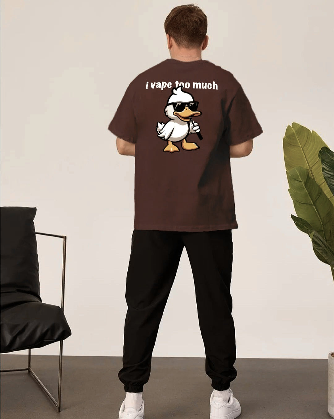 Vaping Duck oversized tee