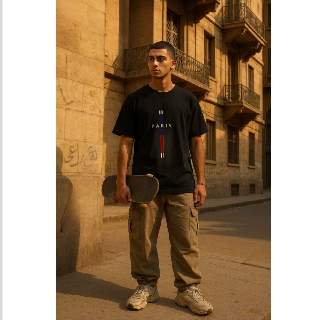 Paris oversized tee