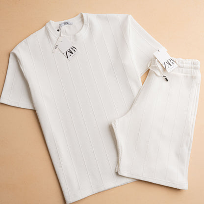 Jacquard Set (T-shirt &amp; short)