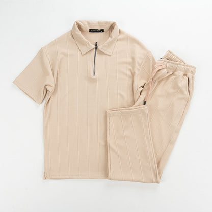 Marseille Set – Zip Tee &amp; Pants