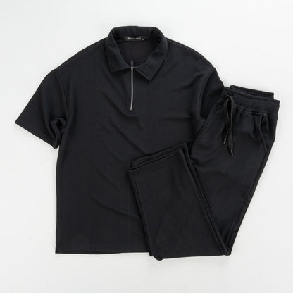 Marseille Set – Zip Tee &amp; Pants
