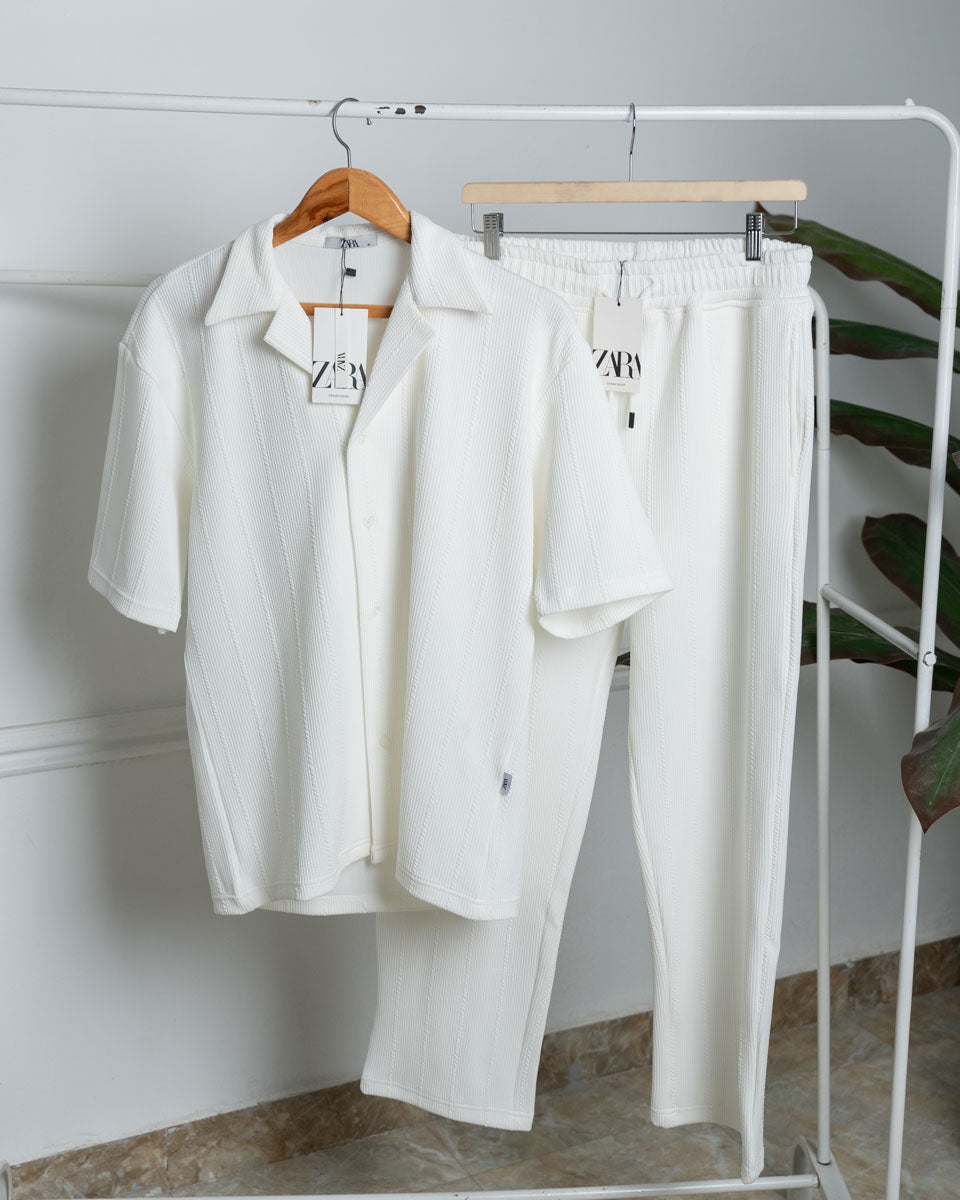Jacquard Pants Set