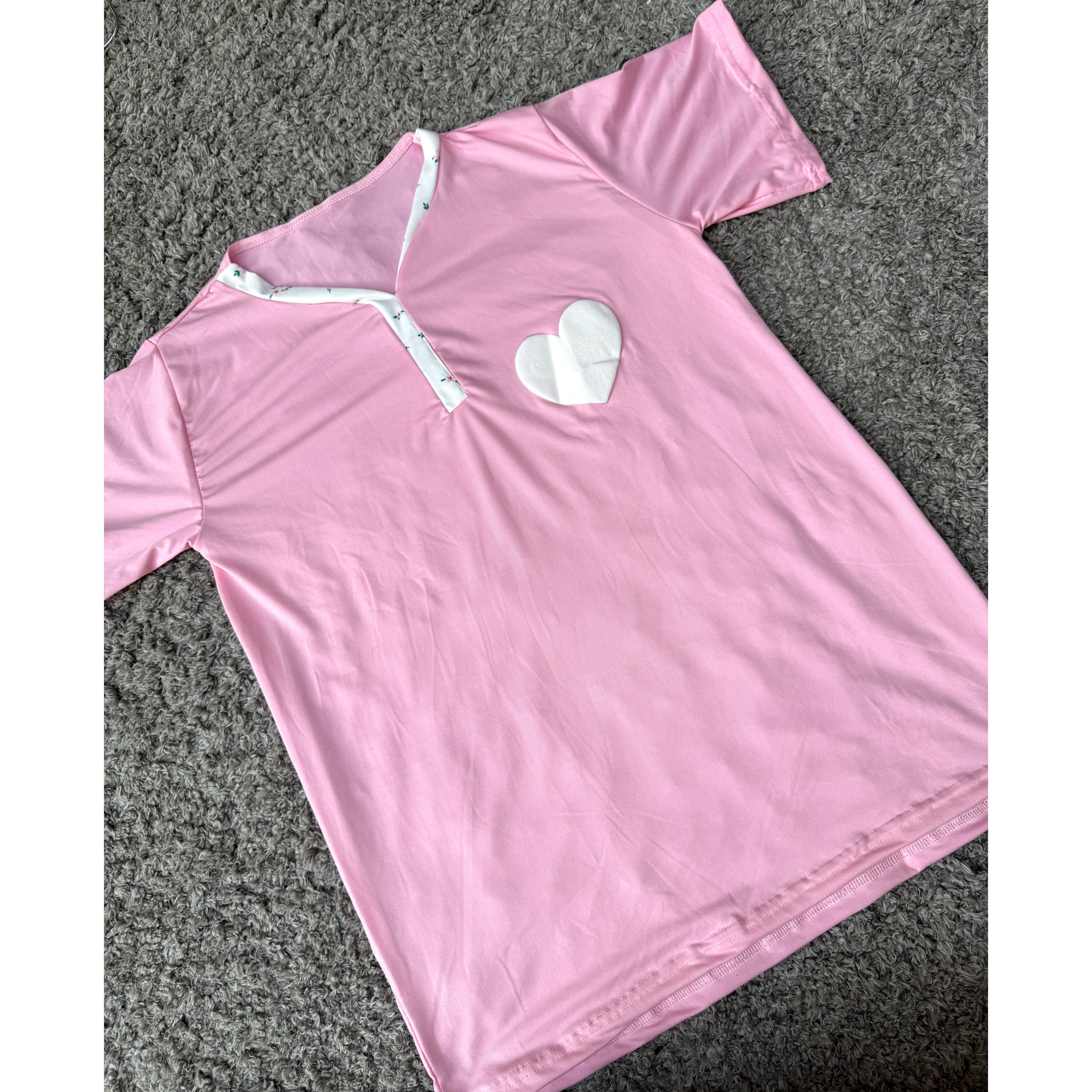 Sweetheart cotton pajama