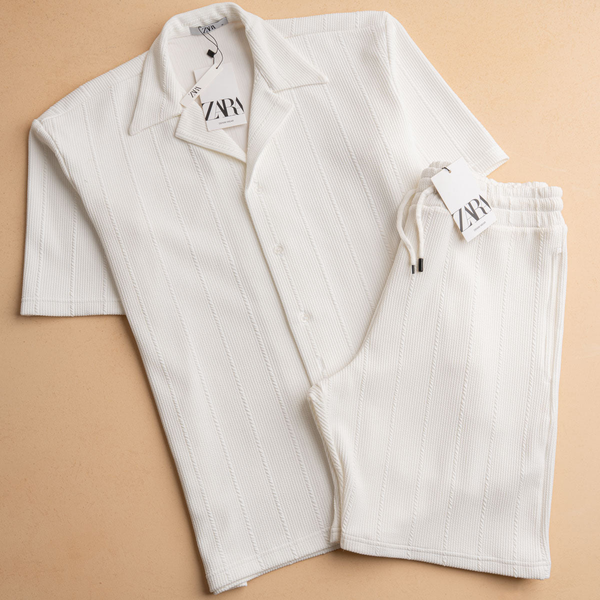 Jacquard Shorts Set